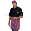 ISACCO GREMBIULE NICARAGUA ROSSO/BLU 100 % COTTON