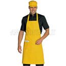 ISACCO GREMBIULE PETTORINA 70X90 GIALLO 65% POLYESTER  35% COTTON