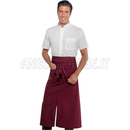 ISACCO GREMBIULE MIKONOS BORDEAUX 65% POLYESTER  35% COTTON