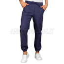 ISACCO PANTAGIAFFA VIENNA BLU 65% POLYESTER  35% COTTON