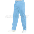 ISACCO PANTALONE C/ELASTICO CELESTE 100 % COTTON