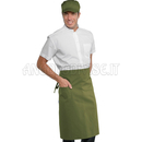 ISACCO GREMBIULE DAKAR CM 100X70 MILITARE 65% POLYESTER  35% COTTON