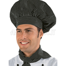 ISACCO CAPPELLO CUOCO VIENNA NERO 100 % COTTON