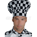 ISACCO CAPPELLO CUOCO SCACCO 100 % COTTON