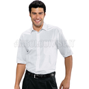ISACCO CAMICIA UOMO M/M BIANCO COTONE 100 % COTTON