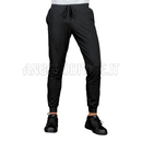 ISACCO PANTA OLIMPIA UNISEX JERSEY NERO 97% COTTON  3% SPANDEX
