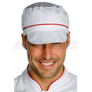 ISACCO CAPPELLO CHARLY CON RETE BIANCO+ROSSO 65% POLYESTER  35% COTTON