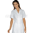ISACCO CASACCA MARBELLA M/M SATIN BIANCO 100% COTTON  SATIN  NO STIRO