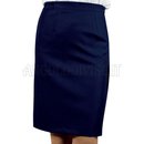 ISACCO GONNA LOSANNA STRETCH LANA BLU 54% POLYESTER 44% WOOL (LANA) 2% SPANDEX