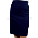 ISACCO GONNA LOSANNA FRESCO LANA FODERATA BLU 100% WOOL (LANA)