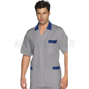 ISACCO CASACCA PETER M/M GRIGIO+BLU 65% POLYESTER  35% COTTON