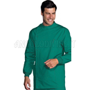 ISACCO CASACCA DENTISTA POLSI IN MAGLIA VERDE 100 % COTTON