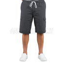 ISACCO PANTACARGO SHORT VIENNA NERO 100 % COTTON