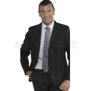 ISACCO GIACCA UOMO 3 BOTT. NERO 100 % POLYESTER