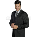 ISACCO GIACCA UOMO 3 BOTTONI NERO STRETCH LANA FODERATA 54% POLYESTER 44% WOOL (LANA) 2% SPANDEX