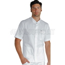 ISACCO CASACCA CORFU' M/M SUPER STRETCH BIANCO 97% COTTON  3% SPANDEX