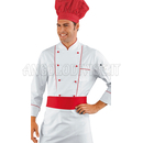 ISACCO GIACCA CUOCO RED CHEF 100 % COTTON