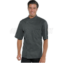ISACCO GIACCA CUOCO BILBAO MEZZA MANICA VIENNA NERO 65% POLYESTER  35% COTTON