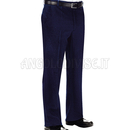 ISACCO PANTALONE UOMO S/PINCES FODER. FRESCO LANA BLU 100% WOOL (LANA)