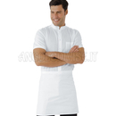 ISACCO GREMBIULE VITA CM 70X46 S/TASCA BIANCO 100 % COTTON