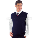 ISACCO GILET UNISEX BLU 50% WOOL (LANA)  50% ACRYLIC