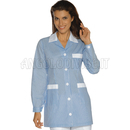 ISACCO CASACCA MARBELLA R.AZZURRO+BIANCO 65% POLYESTER  35% COTTON
