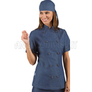 ISACCO GIACCA LADYCHEF  M/M JEANS 100 % COTTON