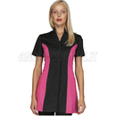 ISACCO CASACCA COPACABANA NERO+FUCSIA 65% POLYESTER  35% COTTON