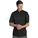 ISACCO GIACCA CUOCO EXTRA LIGHT M/M NERO 65% POLYESTER  35% COTTON