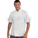 ISACCO GIACCA CUOCO BOTT.A PRESSIONE M/M BIANCO 100 % COTTON