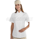 ISACCO GIACCA LADY EXTRALIGHT MEZZA MANICA BIANCO 65% POLYESTER  35% COTTON
