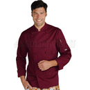 ISACCO GIACCA CUOCO BORDEAUX 65% POLYESTER  35% COTTON