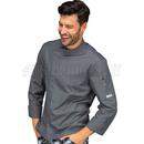 ISACCO GIACCA CUOCO BILBAO GRIGIO 65% POLYESTER  35% COTTON