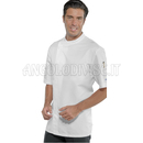 ISACCO GIACCA CUOCO BILBAO MEZZA MANICA BIANCO 100 % COTTON