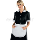 ISACCO GREMBIULE C/PIZZO S/TASCHE BIANCO 65% POLYESTER  35% COTTON