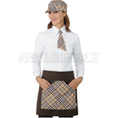 ISACCO GREMBIULE ORLEANS MORO/TARTAN 415 100 % POLYESTER