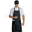 ISACCO GREMBIULE PETTORINA 70X90 NERO 65% POLYESTER  35% COTTON