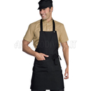 ISACCO GREMBIULE MARTINICA NERO 55% POLYESTER 45% COTTON