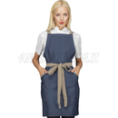 ISACCO GREMBIULE OXFORD JEANS 100 % COTTON