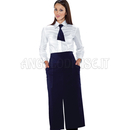 ISACCO GREMBIULE VERSAILLES CON SPACCO BLU 100 % POLYESTER