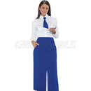 ISACCO GREMBIULE VERSAILLES CON SPACCO BLU CINA 100 % POLYESTER