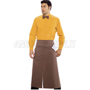ISACCO GREMBIULE VERSAILLES CON SPACCO CACAO 100 % POLYESTER