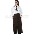 ISACCO GREMBIULE VERSAILLES CON SPACCO MORO 100 % POLYESTER