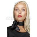 ISACCO FOULARD NERO 100 % POLYESTER