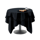 ISACCO Tovaglia ELEGANCE  136 x 136 cm NERO