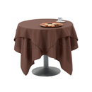 ISACCO Tovaglia ELEGANCE  116 x 116 cm CACAO