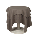 ISACCO Tovaglia ELEGANCE  136 x 136 cm SMOKE