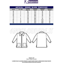 ISACCO BLUSA PINOCCHIO BIANCO 65% POLYESTER  35% COTTON