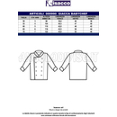ISACCO GIACCA CUOCO BABYCHEF BIANCO 100 % COTTON