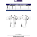 ISACCO CASACCA BRASILIA NERO+MELA 65% POLYESTER  35% COTTON